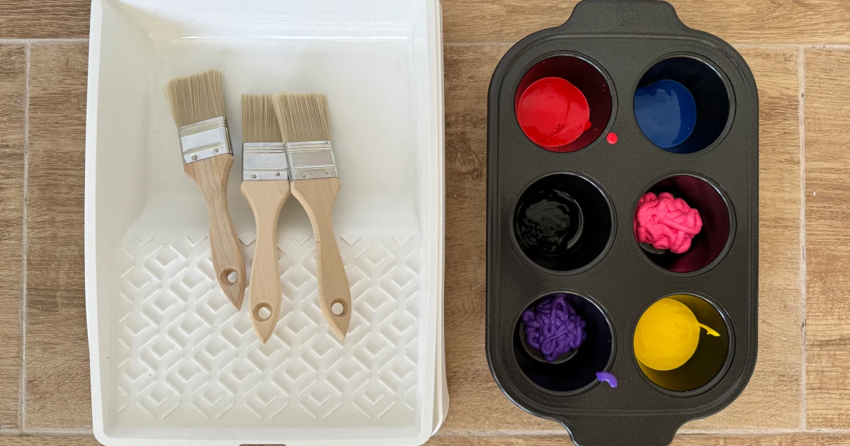 Sensory @ messy play colors